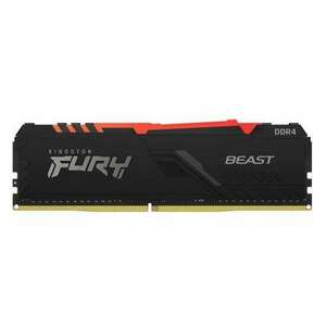 32GB 3600MHz DDR4 RAM Kingston Fury Beast RGB CL18 (KF436C18BBA/32) kép