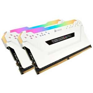 16GB 3600MHz DDR4 RAM Corsair Vengeance RGB Pro CL18 fehér (2x8GB) (CMW16GX4M2D3600C18W) kép