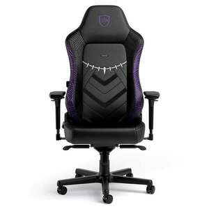 noblechairs HERO Black Panther Edition PU Bőr gaming szék Fekete/Lila (NBL-HRO-PU-BPE) kép