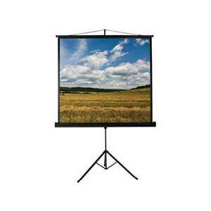 Funscreen Tripod 1: 1 240cm×240cm hordozható 3 lábú állványos vetítővászon kép