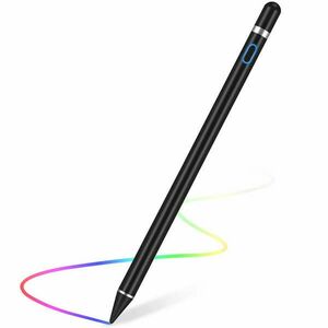 Techsuit - Stylus Pen (JA05) - Aktív, alumíniumötvözet, Android, iOS, Microsoft, töltőkábellel - fekete (KF232694) kép