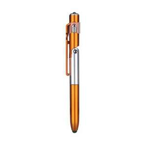 Stylus Mini érintő toll 4 in1 funkcióval okoseszközökhöz – okosórákhoz - Narancs kép