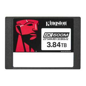 Kingston 3.84TB DC600M 2.5" SATA3 SSD kép