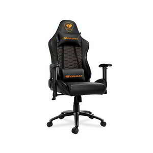 Cougar Outrider Black Műbőr Gamer szék - Fekete/Narancssárga kép