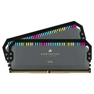 Corsair 64GB / 6000 Dominator Platinum RGB Black (AMD EXPO) DDR5 RAM KIT (2x32GB) (CL36) kép