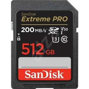 Sandisk Extreme PRO 512GB SDXC UHS-I Memóriakártya kép