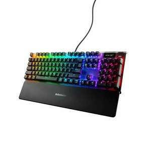 SteelSeries Apex 7 (Red Switch) USB Gaming Mechanikus Billentyűzet DE - Fekete kép