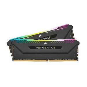 32GB 3600MHz DDR4 RAM Corsair Vengeance RGB Pro SL CL18 Black (2x16GB) (CMH32GX4M2Z3600C18) kép