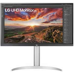 LG Monitor 27", 27UP85NP-W (IPS; 16: 9; 4K 3840x2160; 5ms; 400cd; HDMIx2; DP; USB-C; HDR; FreeSync, Speaker, Pivot) kép