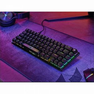 CORSAIR Vezetékes Billentyűzet Gaming, K65 PRO MINI RGB 65%, Optical-Mechanical, US, szürke kép