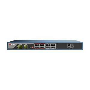 Web által kezelt switch 16 PoE port, 2 SFP uplink port, - HIKVISION kép