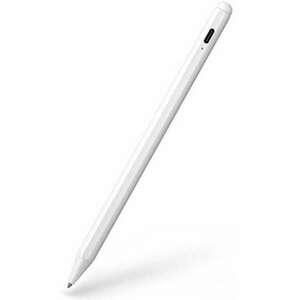 Univerzális toll, Apple iPad 2018 vagy újabb készülékhez, mágneses, Digital Stylus Stylus Pen, fehér kép