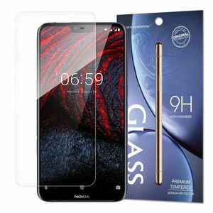 Tempered Glass 9H Screen Protector for Nokia 6.1 Plus / Nokia X6 2018 (packaging – envelope) kép