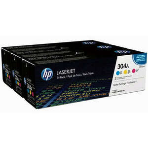 HP 304A (CF372AM) - Rainbow, 3 színű szett (CF372AM) kép