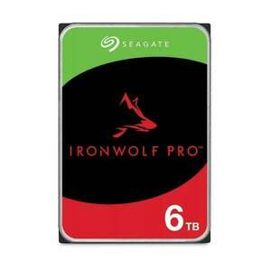 Seagate 3.5" hdd sata-iii 6tb 7200rpm 256mb cache ironwolf pro ST6000NT001 kép