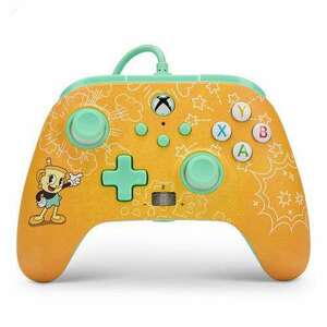 PowerA Enhanced Wired, Xbox Series X|S, Xbox One, PC, Cuphead: Ms. Chalice, Vezetékes kontroller kép