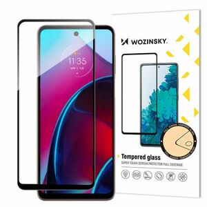 Wozinsky Full Glue Tempered Glass Motorola Moto G Stylus 2022 9H Full Screen Tempered Glass with Black Frame kép