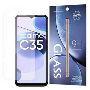 Tempered Glass 9H tempered glass Realme C35 (packaging - envelope) kép