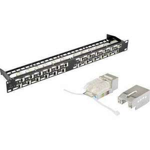 Renkforce KS10 24 port Hálózati patchpanel CAT 6A 1 ME kép