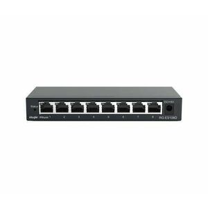 Reyee 8-Port unmanaged Switch, 8 10/100base-t Ethernet RJ45 Ports , Steel Case kép