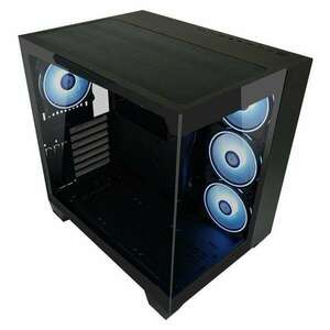 LC Power Gaming 809B - Dark Storm_X táp nélküli ablakos ház fekete (LC-809B-ON) (LC-809B-ON) kép