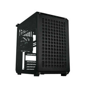 COOLER MASTER Ház Mid ATX QUBE 500 FLATPACK BLACK EDITION, 1db Ventilátorral, Tápegység nélkül, fekete kép