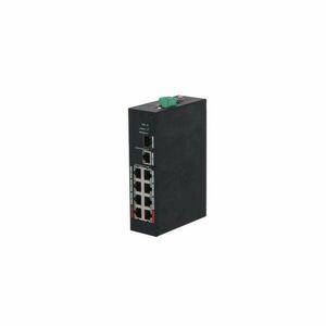 Dahua PFS3110-8ET-96-V2 2x 10/100(Hi-PoE/PoE+/PoE)+6x 10/100(PoE+/PoE)+1x gigabit uplink+1x SFP uplink, 96W PoE switch kép