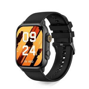 HK95 MeWatch magyar nyelvű okosóra pulzus vérnyomás véroxigénszintmérő multisport magyar nyelvű alkalmazással aktív Bluetooth hívással - Fekete kép