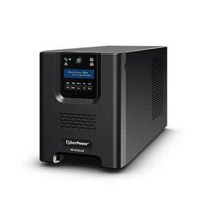 CYBERPOWER UPS PR1000ELCD (8xIEC320) 1000VA 900W 230V szünetmentes tápegység + USB LINE-INTERAKTÍV kép