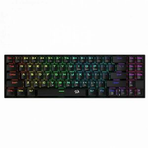 Redragon Deimos, Wired & Wireless Mechanical keyboard, RGB, blue switch Black HU kép