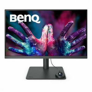 BenQ Monitor 27" - PD2705U (IPS, 16: 9, 3840x2160, 5ms, 350dc/m2, DP, HDMI, USB-C, Speaker, mag.áll., Pivot) kép