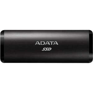 ADATA Külső SSD 512GB - SE760 (USB3.2 Type C, R/W: 1000/800 MB/s, Fekete) kép