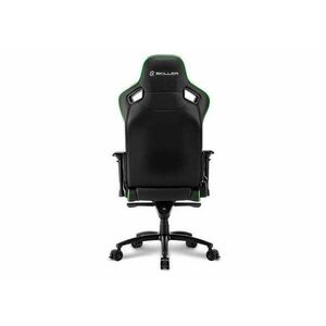 Sharkoon Gamer szék - Skiller SGS4 Black/Green (állítható háttámla/magasság; 4D kartámasz; PVC; aluminium talp; 150kg-ig kép