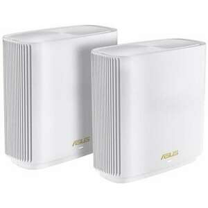 Asus ZenWiFi XT8 V2 Wireless AX6600 Mesh WiFi rendszer (2 db) - Fehér kép