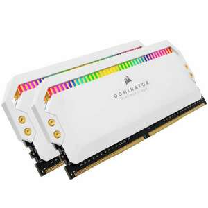 16GB 3200MHz DDR4 RAM Corsair Dominator Platinum RGB fehér CL16 (2x8GB) (CMT16GX4M2Z3200C16W) kép