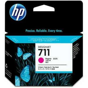 HP CZ135A No.711 Magenta tintapatron eredeti 3db-os csomag kép