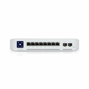 Ubiquiti UniFi Enterprise 8 PoE Vezérelt L3 2.5G Ethernet (100/1000/2500) Ethernet-áramellátás (PoE) támogatása Rozsdamentes acél kép