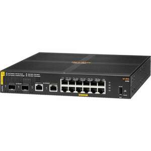 Aruba 6100 12G Class4 PoE 2G/2SFP+ 139W Managed L3 Gigabit Ethernet PoE 1U Fekete switch kép