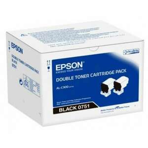 Epson Workforce AL-C300 Black dupla lézertoner eredeti 2x7, 3K C13S050751 kép