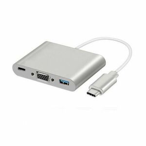 4in1 Adapter: Type C, USB 3, USB C, VGA kép