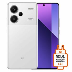 Redmi Note 13 Pro+ 5G 8GB+256GB okostelefon, Moonlight White kép