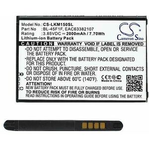 LG BL-45F1F Li-ion 2410mAh CS-LKM150SL kép