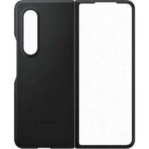 Galaxy Z Fold 3 F926 Leather cover black (EF-VF926LBEGWW) kép