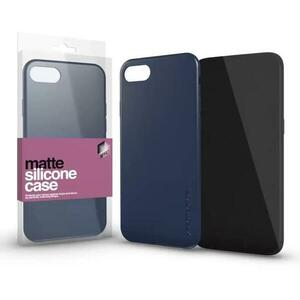 iPhone 15 Plus silicone case matte blue (128877) kép