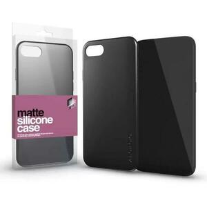 iPhone 15 Plus silicone case matte black (128881) kép