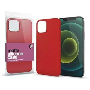 Apple iPhone 15 Pro Max silicone case matte coral red (128871) kép