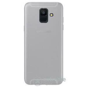 Samsung Galaxy A6 (2018) Silicone case silver (GP-77157) kép