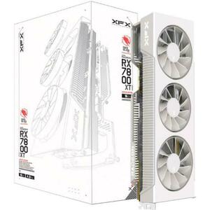 Radeon RX 7800 XT Quicksilver Magnetic Air Gaming White 16GB GDDR6 256bit (RX-78TMAIRW9) kép