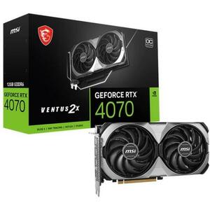 GeForce RTX 4070 VENTUS 2X E1 OC 12GB GDDR6X (V512-018R) kép