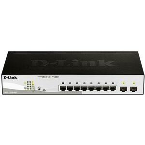 D-LINK DGS-1210-10/E 8x1000Mbps + 2xGigabit SFP Menedzselhető Rackes Switch kép